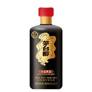 MOUTAI 茅台 茅台醇 珍品黑金 53%vol 酱香型白酒 500ml 单瓶装