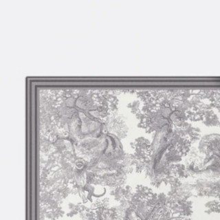 Dior 迪奥 TOILE DE JOUY 女士方巾 91JOU090I601_C818 灰色 90*90cm