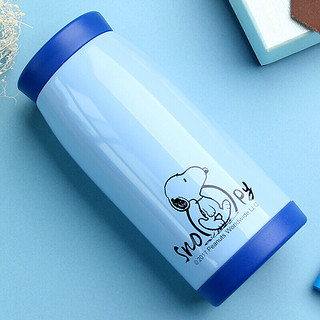 SNOOPY 史努比 2037B 保温杯 350ml 天空蓝