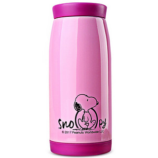 SNOOPY 史努比 2037R 保温杯 350ml 甜心粉