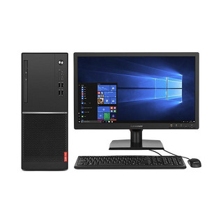 Lenovo 联想 扬天 M6201K 七代酷睿版 19.5英寸 商用台式机 黑色 (酷睿i3-7100、核芯显卡、4GB、500GB HDD、风冷)