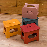 开馨宝 折叠凳板凳小凳子可叠放塑料换鞋儿童马扎家用省空间结实便携椅子