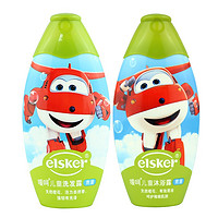 elsker 嗳呵 儿童洗护套装 洗发水 240ml+沐浴露 240ml