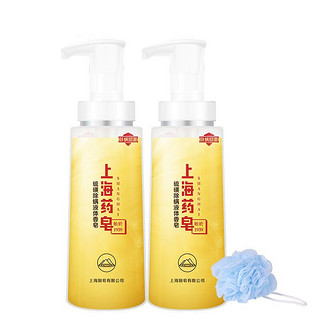 上海药皂 硫磺除螨液体香皂 500g*2