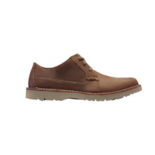 Clarks 其乐 Vargo Plain 男士休闲皮鞋 261366767 深棕褐色 40