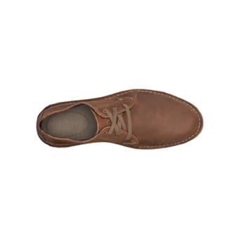 Clarks 其乐 Vargo Plain 男士休闲皮鞋 261366767 深棕褐色 40