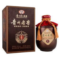 贵州茅台集团贵州老窖酒53度柔和酱香型粮食白酒500ml2老坛酒