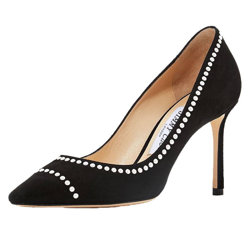 JIMMY CHOO ROMY 85 YXQ BLACK 女士高跟鞋