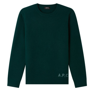 A.P.C. EDWARD 男士圆领针织衫 WVBAZ-H23059 深绿色 L