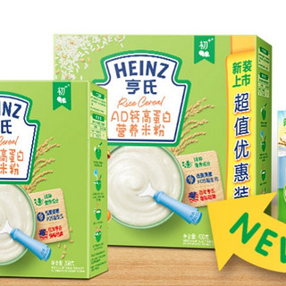 Heinz 亨氏 五大膳食系列 米粉 1段 AD钙高蛋白 250g