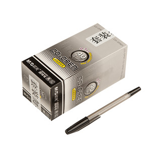 M&G 晨光 ABP64701 拔帽式圆珠笔 黑色 0.7mm 40支/盒
