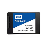 Western Digital 西部数据 蓝盘系列 3D进阶高速读写版 SATA 固态硬盘 2TB (SATA3.0)+12.7mm光驱托架