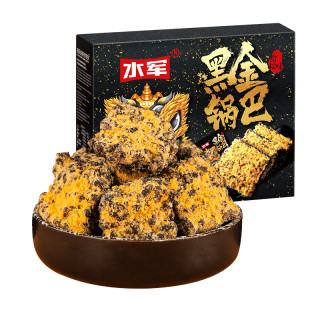 shuijun水军黑金锅巴肉松味6袋