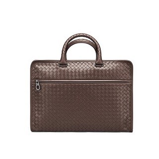 BOTTEGA VENETA 葆蝶家 男士牛皮公文包 248395VQ1311301 棕色