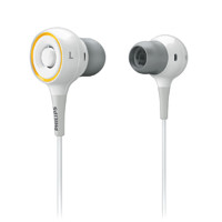 PHILIPS 飞利浦 SHE6000 入耳式有线耳机 白色 3.5mm