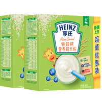 Heinz 亨氏 五大膳食系列 米粉 1段 铁锌钙 400g*2盒