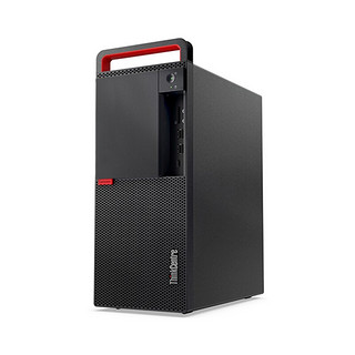 Lenovo 联想 ThinkCentre M720T 九代酷睿版 商务台式机 黑色(酷睿i3-9100、核芯显卡、16GB、1TB HDD、风冷)