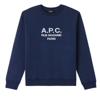 A.P.C. RUFUS 男士圆领卫衣 COEBH-H27500 海军蓝 XL