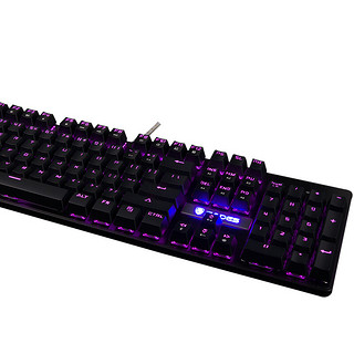 SADES 赛德斯 烽影二代 104键 有线机械键盘 黑色 国产黑轴 RGB
