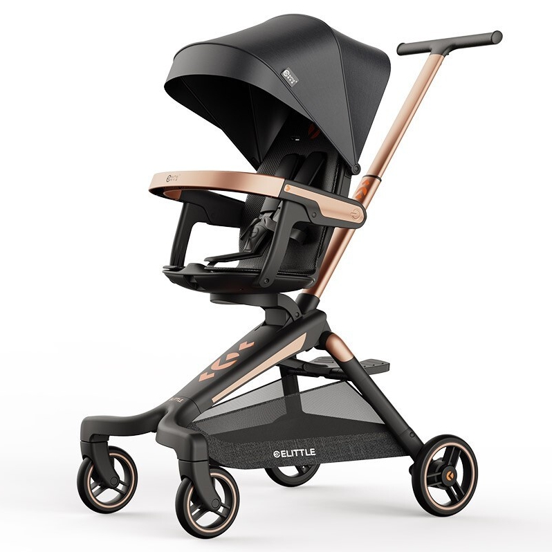 elittile 逸乐途 f1 婴儿推车 炫酷黑 豪华版