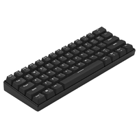 ROYAL KLUDGE RK61 61键 2.4G蓝牙 多模无线机械键盘 黑色 RK红轴 RGB