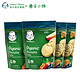 Gerber 嘉宝 婴幼儿辅食 有机饼干  150g/袋 苹果味*2包+蜂蜜味*2包