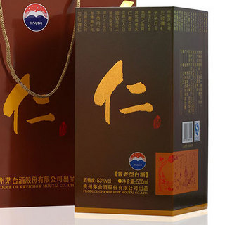 MOUTAI 茅台 仁酒 53%vol 酱香型白酒 500ml 单瓶装