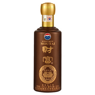 MOUTAI 茅台 财富酒 贵宾珍藏 53%vol 酱香型白酒 500ml 单瓶装