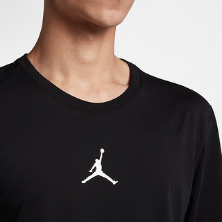 AIR JORDAN Jordan Iconic 男子运动T恤 AR7416-013 黑/白 L