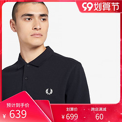 FRED PERRY 佛莱德·派瑞 男士重磅POLO衫 FPXPODM6000XM