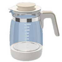 rusch/鲁茜恒温调奶器暖奶器温奶器配件单玻璃水壶单壶无底座 卡西灰 1200毫升