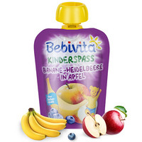 Bebivita 贝唯他 婴幼儿果泥 3段 苹果香蕉蓝莓味 90g