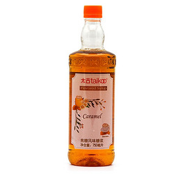 taikoo 太古 咖啡糖浆 焦糖风味糖浆750ml 咖啡奶茶伴侣 烘焙调酒饮品