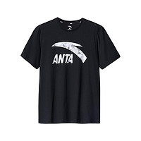 ANTA 安踏 生活系列 男子运动T恤 952128129-10 基础黑 L