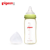 Pigeon 贝亲 宽口径PPSU奶瓶 240ml 配L奶嘴