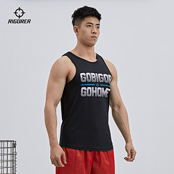 RIGORER 准者 2021新款运动背心男篮球训练跑步健身肌肉透气速干无袖T恤