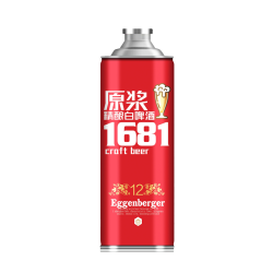 eggenberger 1681精酿原浆啤酒礼盒整箱装 原浆精酿白啤1l单罐