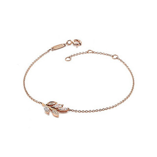 Tiffany&Co. 蒂芙尼 67360427 藤蔓18K玫瑰金钻石手链