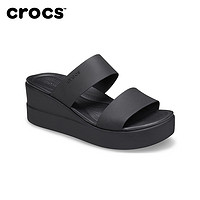 crocs 卡骆驰 女士厚底坡跟凉拖鞋 206219