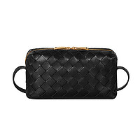 PLUS会员：BOTTEGA VENETA 女士羊皮编织斜挎包 609407VCPP58648