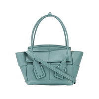 BOTTEGA VENETA 葆蝶家 ARCO系列 女士编织手提包 600606VA9813418 风暴蓝 迷你