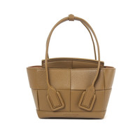 BOTTEGA VENETA 葆蝶家 ARCO系列 女士编织手提包 600606VA9817745 橡果色 迷你