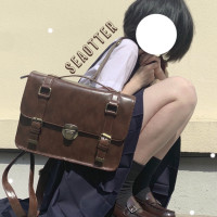 海獭 jk制服 正统学院英伦双肩包 粽海