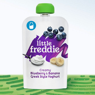 LittleFreddie 小皮 酸奶果泥 英版 3段 蓝莓香蕉味+香蕉味+金冠苹果味 100g*6袋
