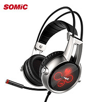 SOMiC 硕美科 E95X 头戴式游戏耳机 黑色 3.5mm