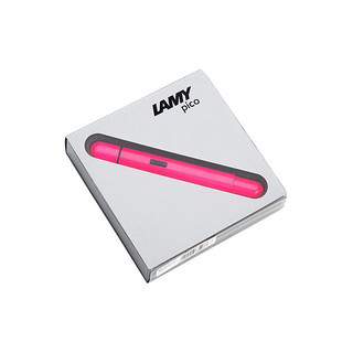 LAMY 凌美 Pico口袋 按动式圆珠笔 荧光粉色 0.7mm 单支装
