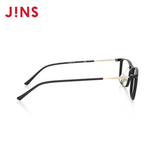 JINS睛姿含镜片TR90近视镜轻巧纤细男女可加配防蓝光片URF20A036（97亚光黑色）