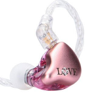 THE FRAGRANT ZITHER 锦瑟香也 MY LOVE 4 入耳式挂耳式动圈有线耳机 清新仙女粉 3.5mm