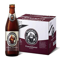 范佳乐 教士啤酒）德国小麦黑啤酒  精酿啤酒450ml×12瓶 超高端 整箱