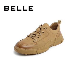 PLUS会员：BeLLE 百丽 6YE01CM0 男士工装鞋